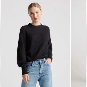 Quince Aloaca Crewneck medium black